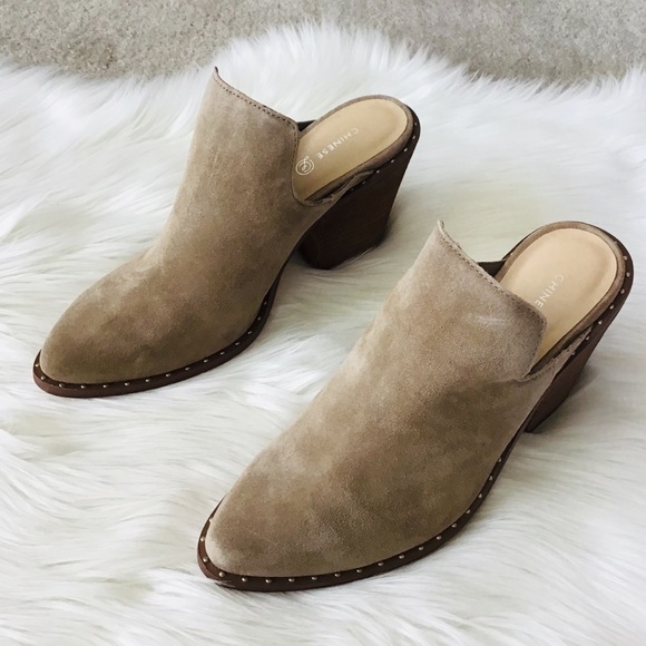 chinese laundry white mules